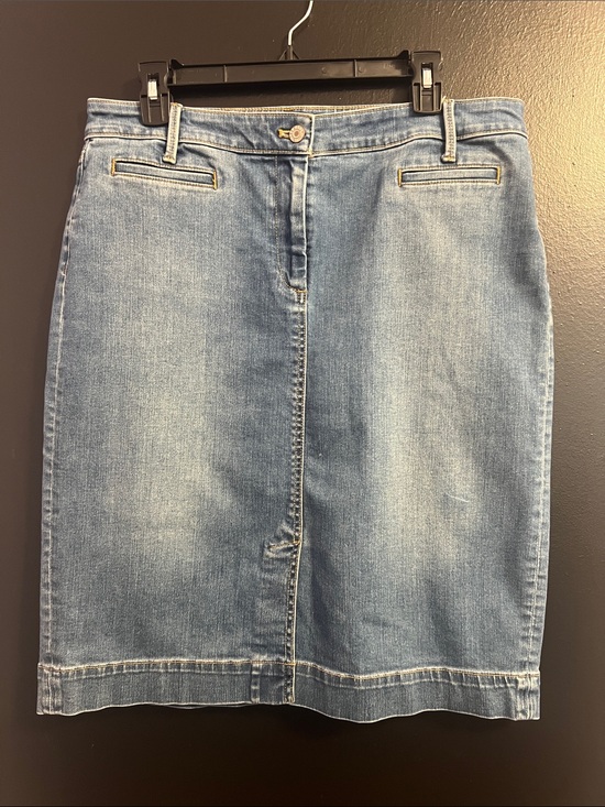 Talbots Denim - Talbots Light Blue Denim Skirt